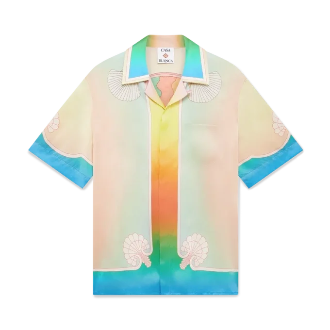 Cămășă din mătase cu mâneci scurte Lucid Dreams