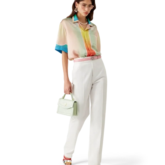 Cămășă din mătase cu mâneci scurte Lucid Dreams