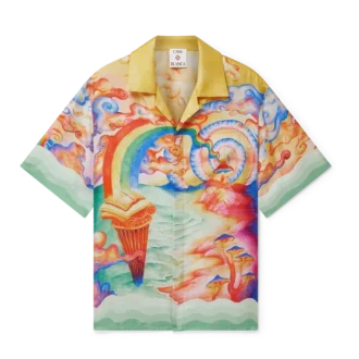 Cămășă din mătase cu mâneci scurte Nature’s Teacher