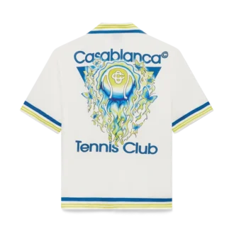 Cămășă din mătase cu mâneci scurte Tennis Club