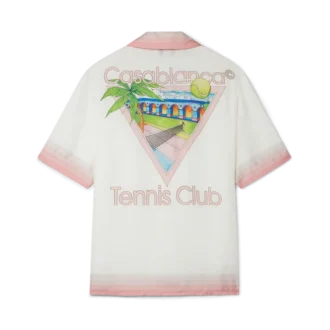 Cămășă din mătase cu mâneci scurte Tennis Club Icon