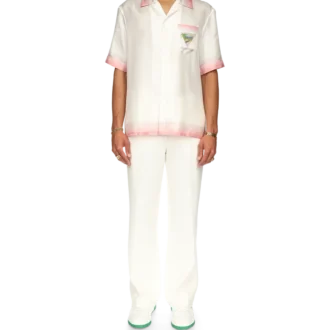 Cămășă din mătase cu mâneci scurte Tennis Club Icon