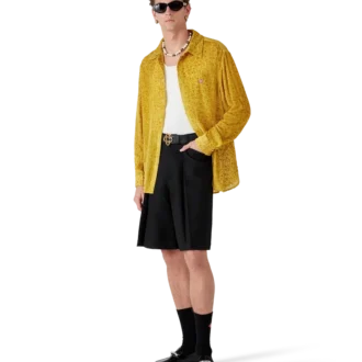 Cămășă din mătase Devora cu imprimeu floral