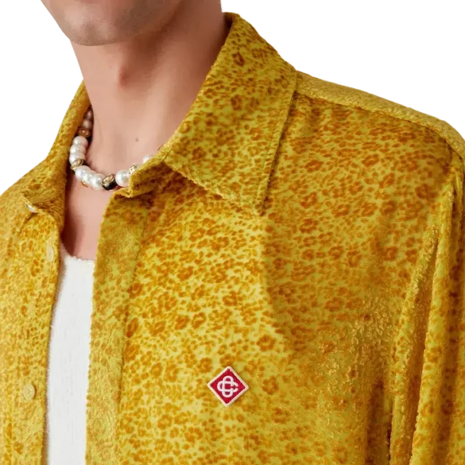 Cămășă din mătase Devora cu imprimeu floral