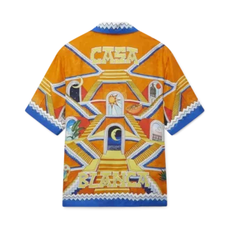 Cămășă din mătase Escalier Infini