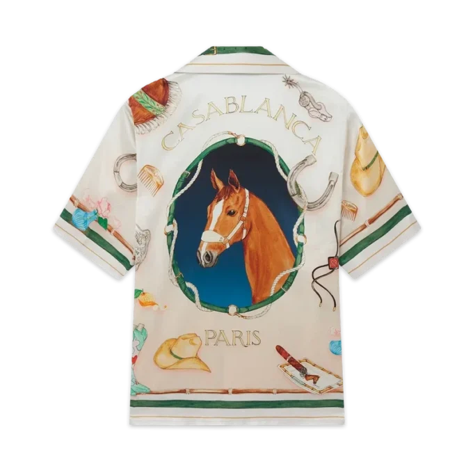 Cămășă din mătase L’ecurie Blanche Cămășă din mătase L’ecurie Blanche