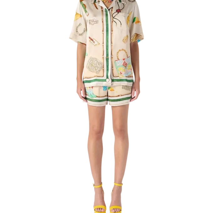 Cămășă din mătase L’ecurie Blanche Cămășă din mătase L’ecurie Blanche