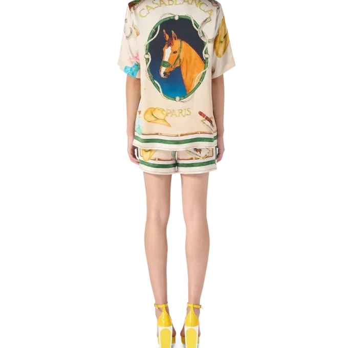 Cămășă din mătase L’ecurie Blanche Cămășă din mătase L’ecurie Blanche