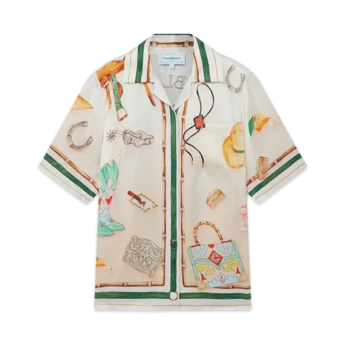 Cămășă din mătase L’ecurie Blanche Cămășă din mătase L’ecurie Blanche