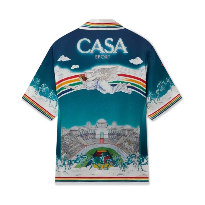 Cămășă din mătase La Daesse Du Stade