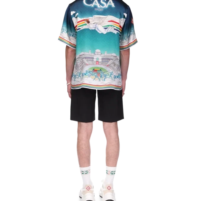 Cămășă din mătase La Daesse Du Stade