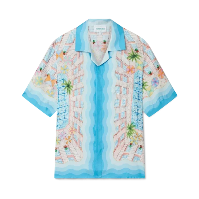 Cămășă din mătase Le Plongeon