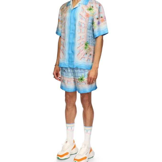 Cămășă din mătase Le Plongeon