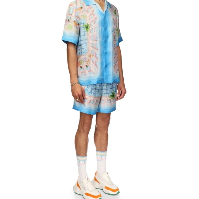 Cămășă din mătase Le Plongeon