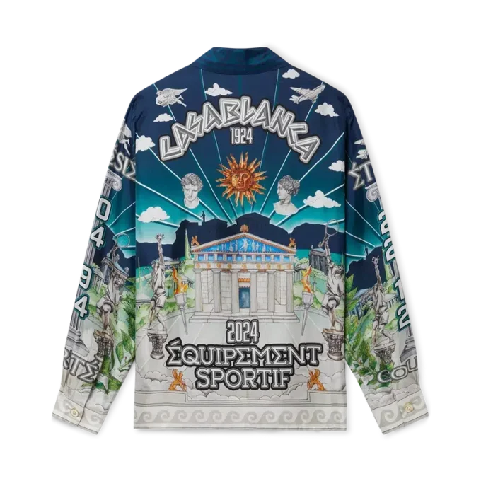 Cămășă din mătase Le Temple Du Sport