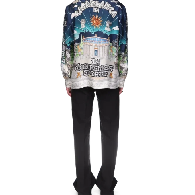 Cămășă din mătase Le Temple Du Sport