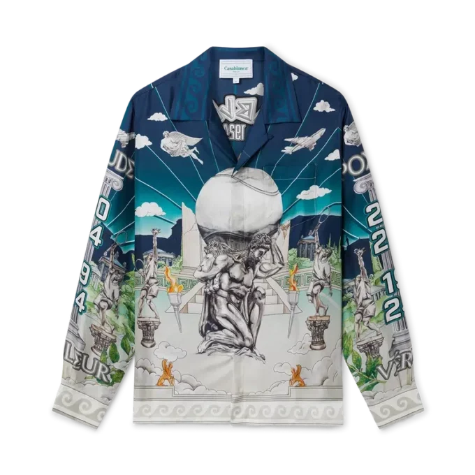 Cămășă din mătase Le Temple Du Sport