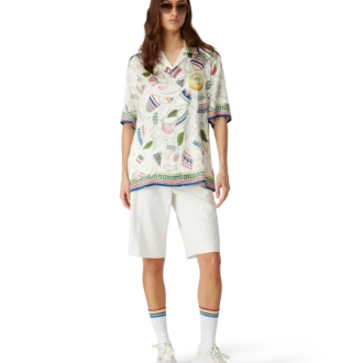 Cămășă din mătase Le Vase Brise