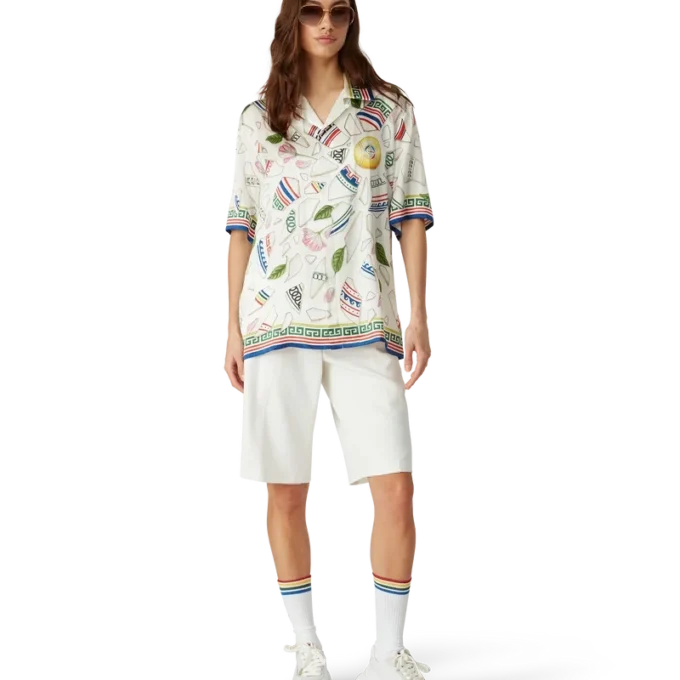 Cămășă din mătase Le Vase Brise