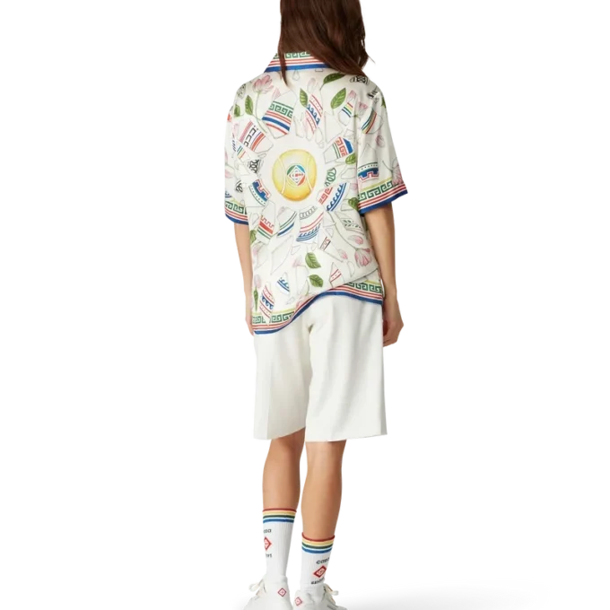 Cămășă din mătase Le Vase Brise