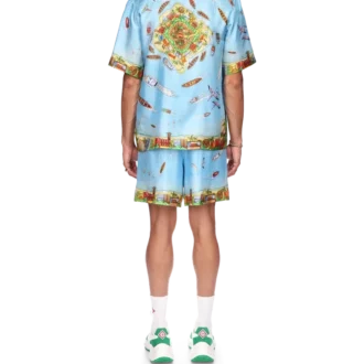 Cămășă din mătase Maison Sur Piloti