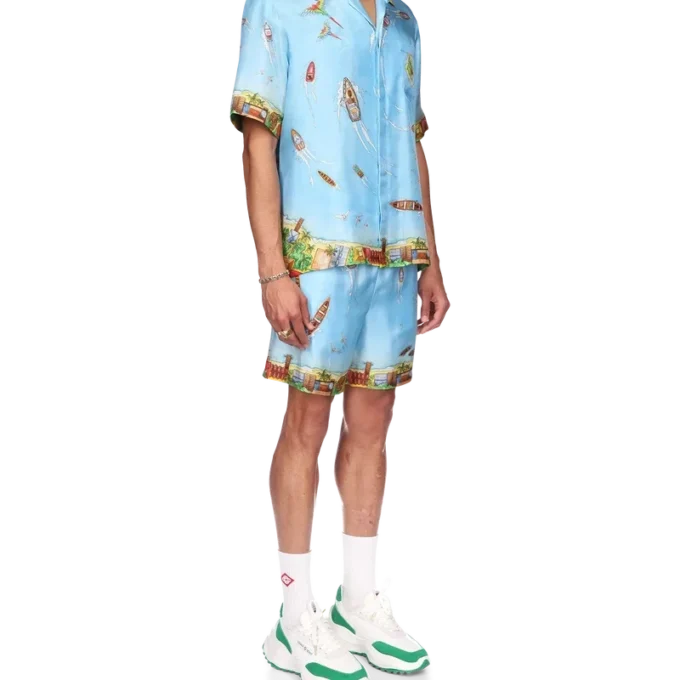 Cămășă din mătase Maison Sur Piloti Cămășă din mătase Maison Sur Piloti