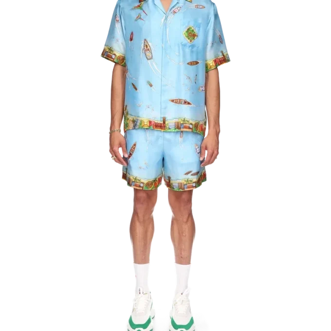 Cămășă din mătase Maison Sur Piloti Cămășă din mătase Maison Sur Piloti