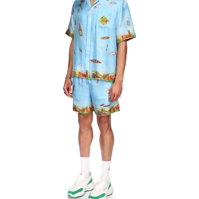 Cămășă din mătase Maison Sur Piloti Cămășă din mătase Maison Sur Piloti