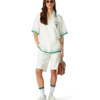 Cămășă din mătase Metaphysical Tennis Icon