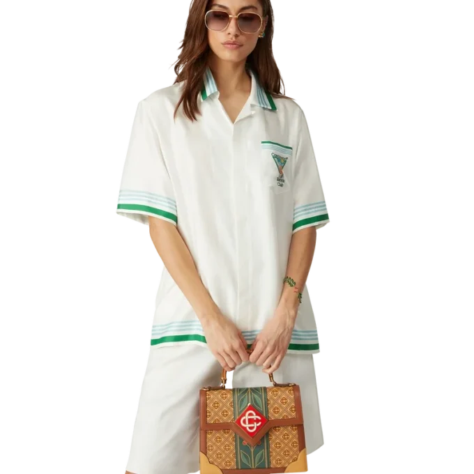 Cămășă din mătase Metaphysical Tennis Icon