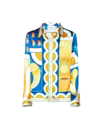 Cămășă din mătase Paysage