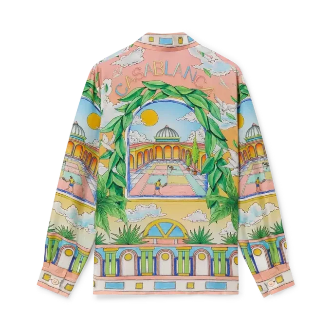 Cămășă din mătase Paysage Ideal