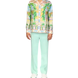 Cămășă din mătase Paysage Ideal