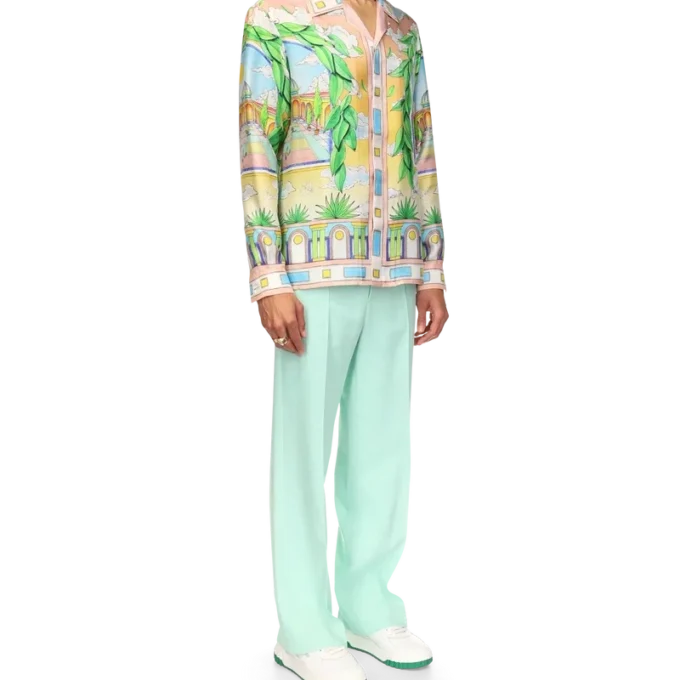 Cămășă din mătase Paysage Ideal