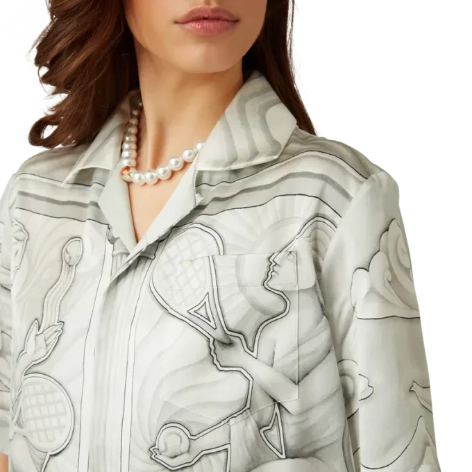 Cămășă din mătase Sacred Stone