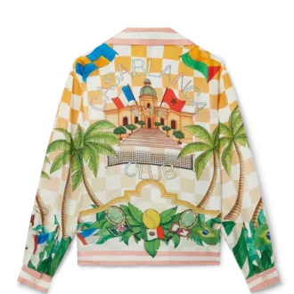 Cămășă din mătase Tennis Club