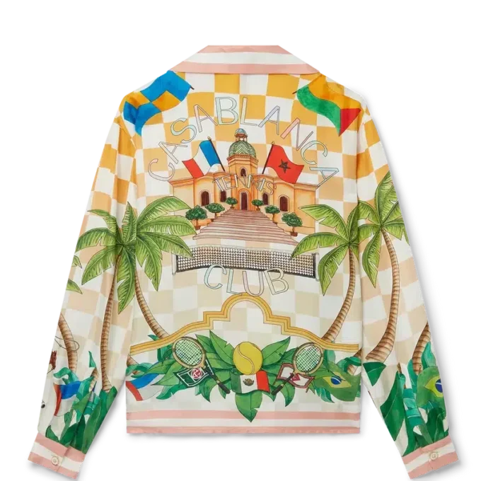 Cămășă din mătase Tennis Club