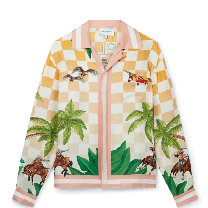 Cămășă din mătase Tennis Club