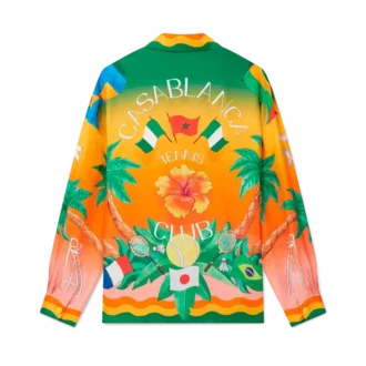 Cămășă din mătase Tennis Club En Fleur