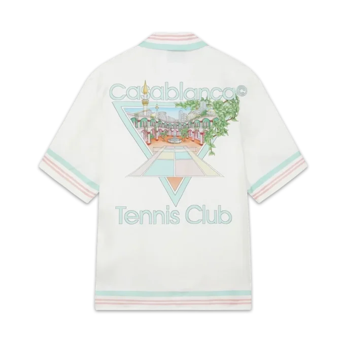Cămășă din mătase Tennis Club Icon