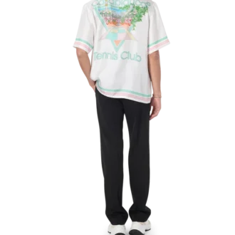 Cămășă din mătase Tennis Club Icon