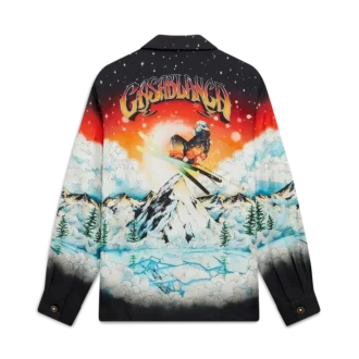 Cămășă din twill de mătase cu mâneci lungi Ski Lake