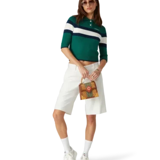 Cămășă polo cu blocuri de culoare