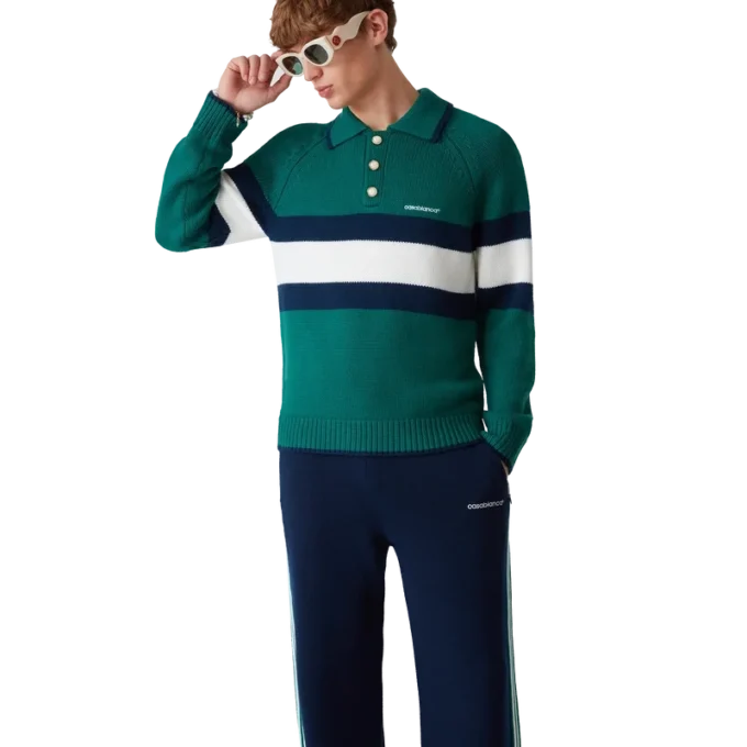 Cămășă polo cu blocuri de culoare Cămășă polo cu blocuri de culoare