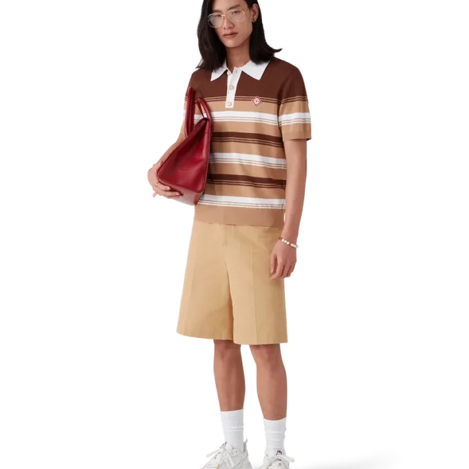 Cămășă polo cu dungi Cămășă polo cu dungi