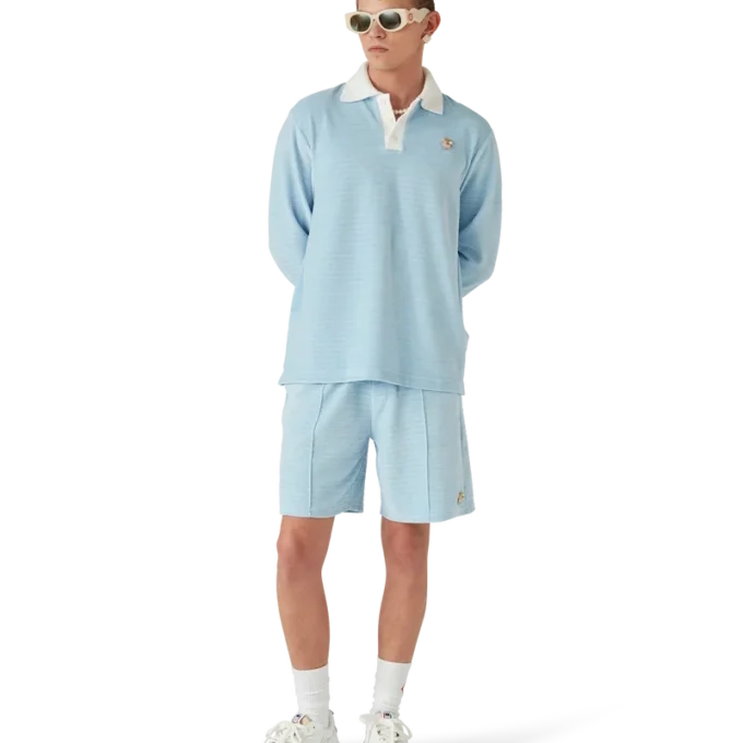 Cămășă polo cu dungi din velur Cămășă polo cu dungi din velur