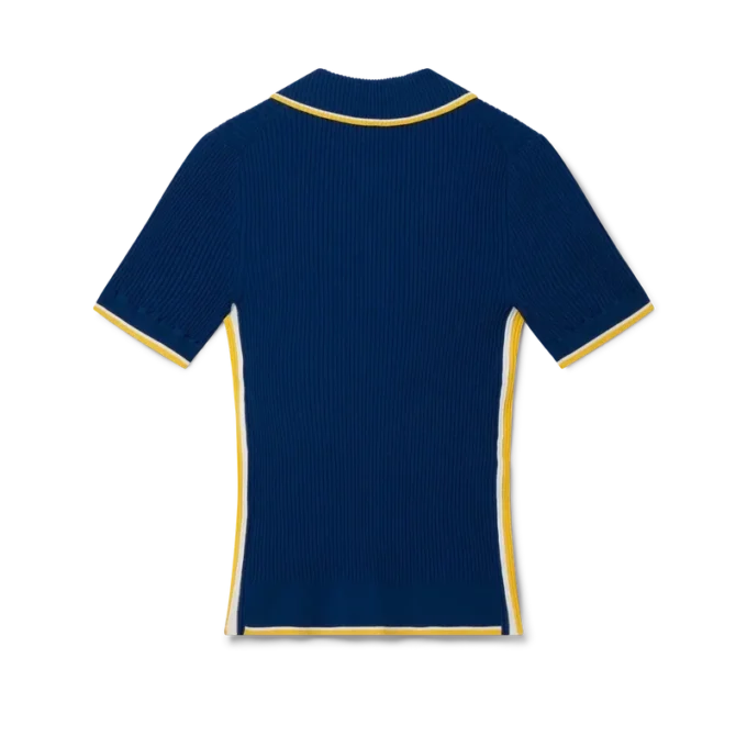 Cămășă polo cu nervuri Cămășă polo cu nervuri