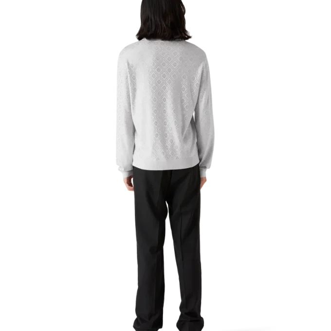 Cămășă polo din tricot cu monogramă Crystal