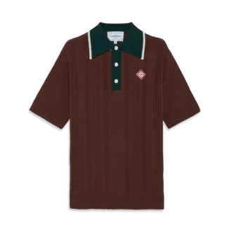 Cămășă polo oversized cu tricotaj în relief