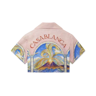 Cămășă scurtă din mătase Chevaux Sauvages